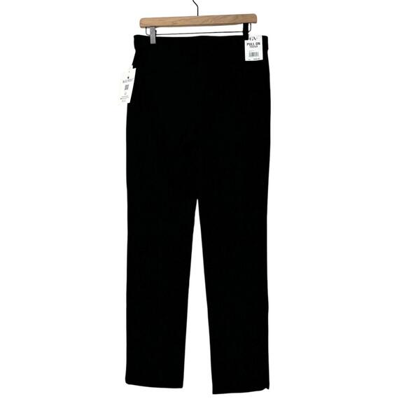 Gloria Vanderbilt Women’s Size 8 Black Pull On High Rise Ponte Trouser Pants New - Picture 2 of 12